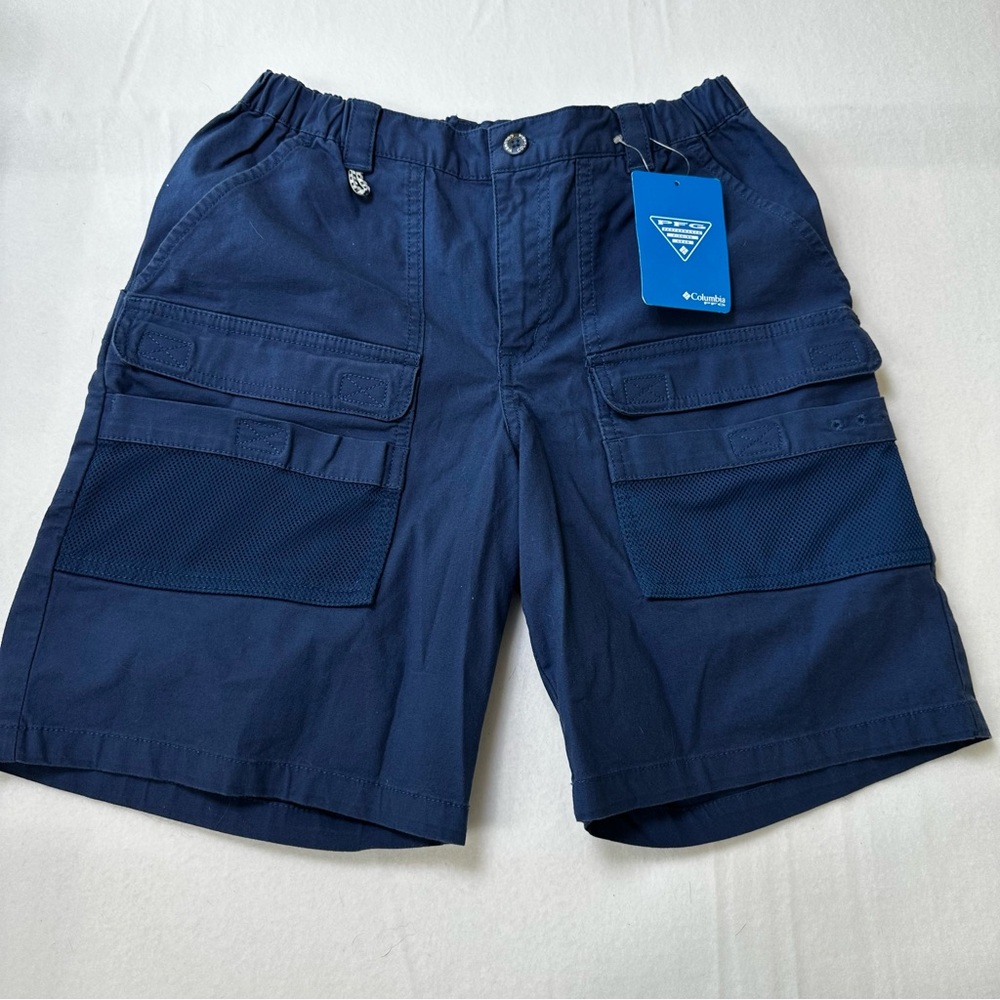 Columbia Kids Navy Cargo Shorts